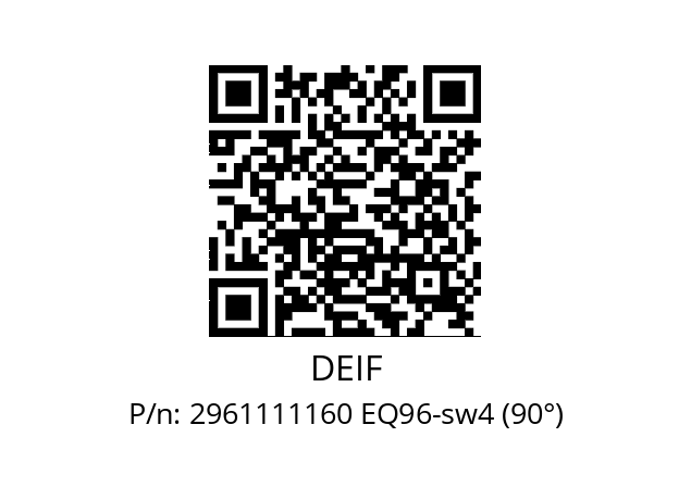   DEIF 2961111160 EQ96-sw4 (90°)