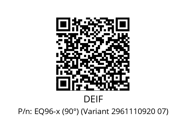   DEIF EQ96-x (90°) (Variant 2961110920 07)