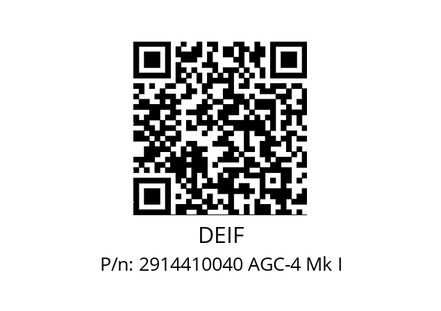   DEIF 2914410040 AGC-4 Mk I