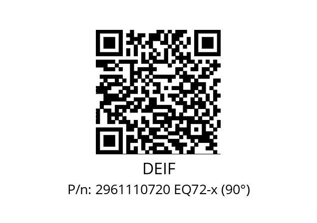   DEIF 2961110720 EQ72-x (90°)