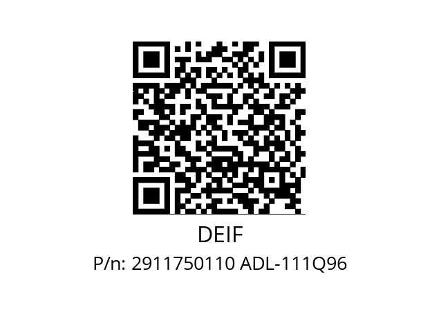   DEIF 2911750110 ADL-111Q96