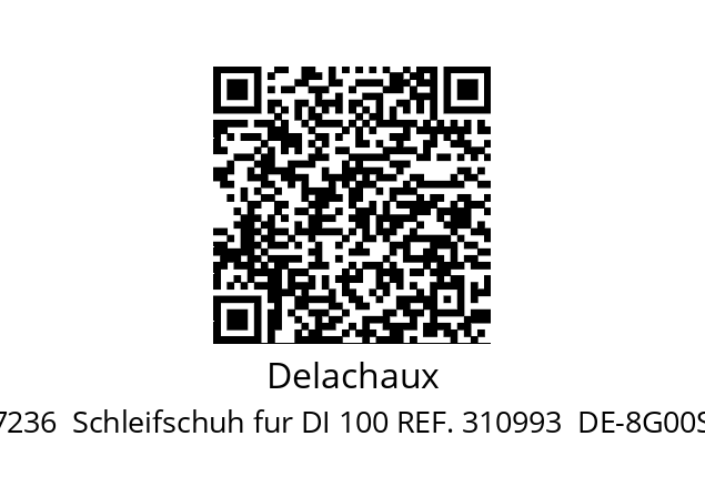   Delachaux 3057236  Schleifschuh fur DI 100 REF. 310993  DE-8G00S2310993