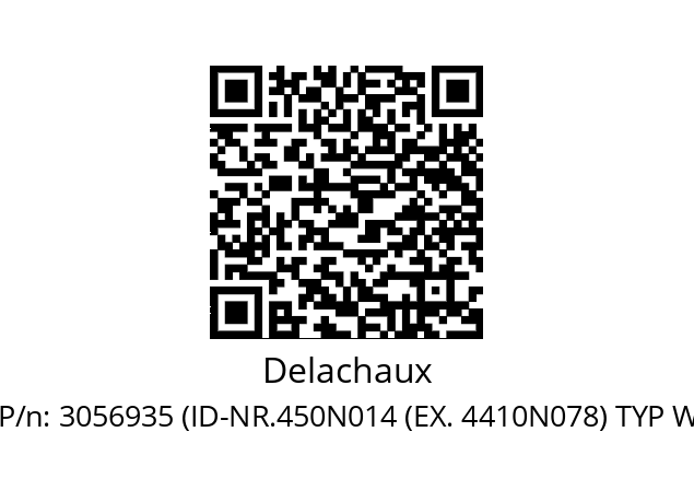   Delachaux 3056935 (ID-NR.450N014 (EX. 4410N078) TYP W