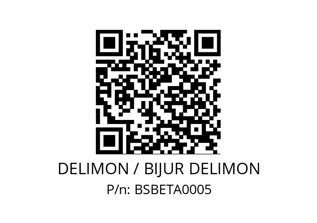   DELIMON / BIJUR DELIMON BSBETA0005