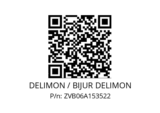   DELIMON / BIJUR DELIMON ZVB06A153522