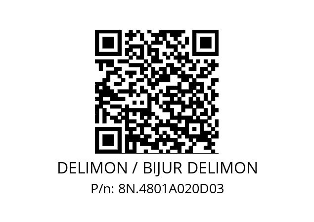   DELIMON / BIJUR DELIMON 8N.4801A020D03