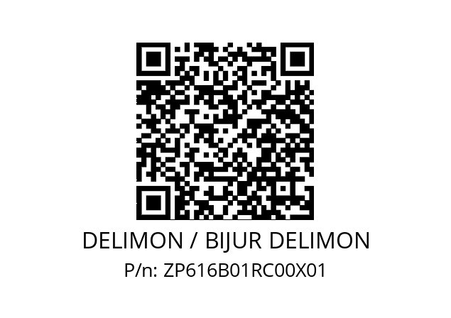   DELIMON / BIJUR DELIMON ZP616B01RC00X01