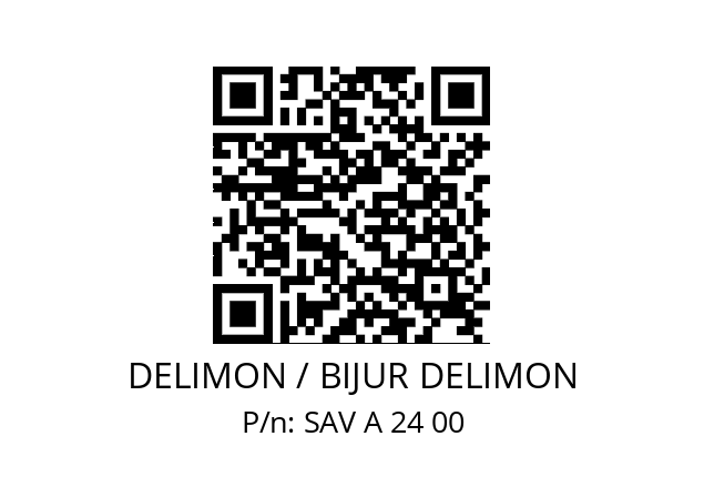   DELIMON / BIJUR DELIMON SAV A 24 00