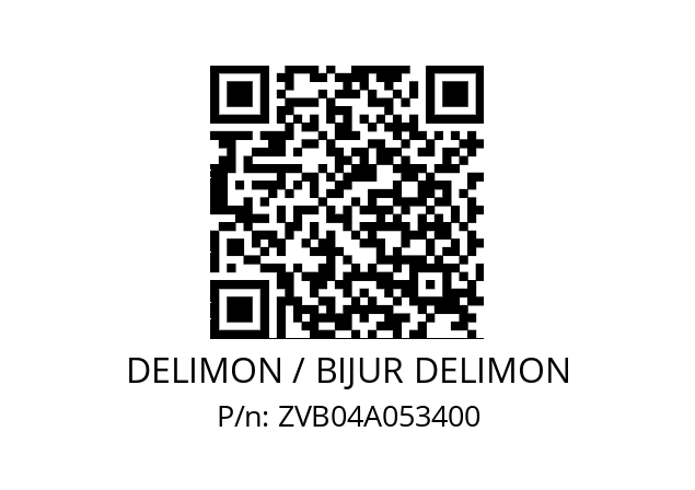   DELIMON / BIJUR DELIMON ZVB04A053400