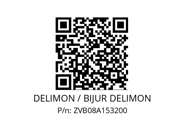   DELIMON / BIJUR DELIMON ZVB08A153200