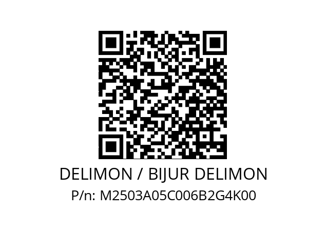   DELIMON / BIJUR DELIMON M2503A05C006B2G4K00