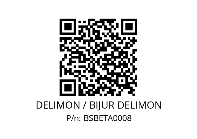   DELIMON / BIJUR DELIMON BSBETA0008