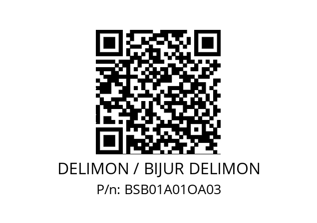   DELIMON / BIJUR DELIMON BSB01A01OA03