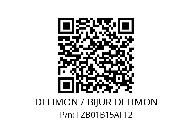   DELIMON / BIJUR DELIMON FZB01B15AF12