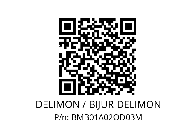   DELIMON / BIJUR DELIMON BMB01A02OD03M