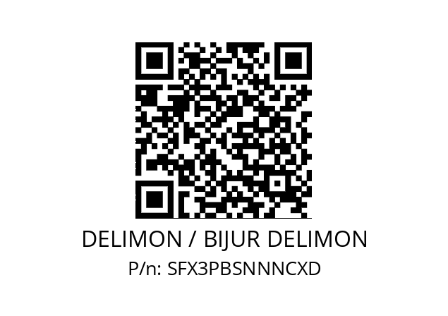   DELIMON / BIJUR DELIMON SFX3PBSNNNCXD