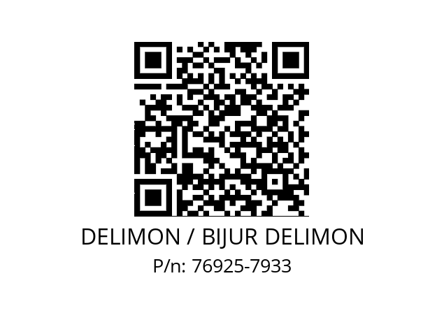   DELIMON / BIJUR DELIMON 76925-7933