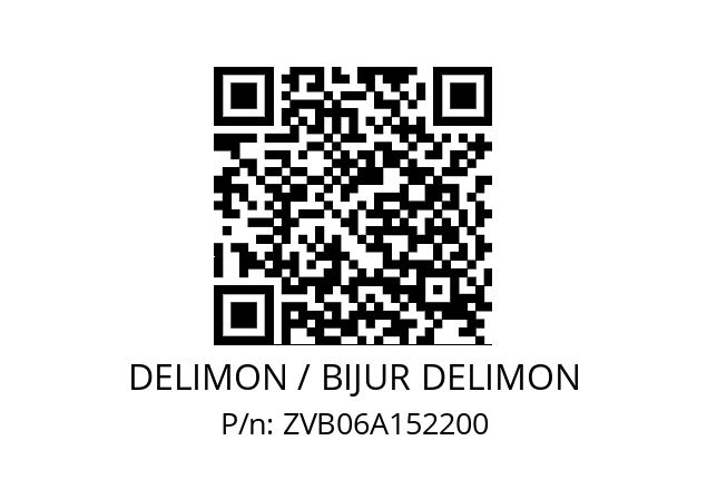   DELIMON / BIJUR DELIMON ZVB06A152200