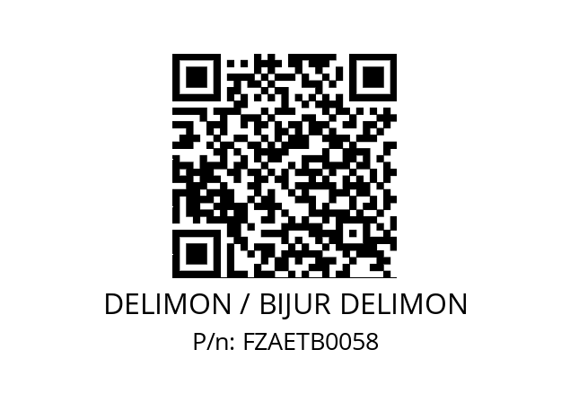   DELIMON / BIJUR DELIMON FZAETB0058