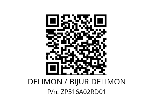   DELIMON / BIJUR DELIMON ZP516A02RD01