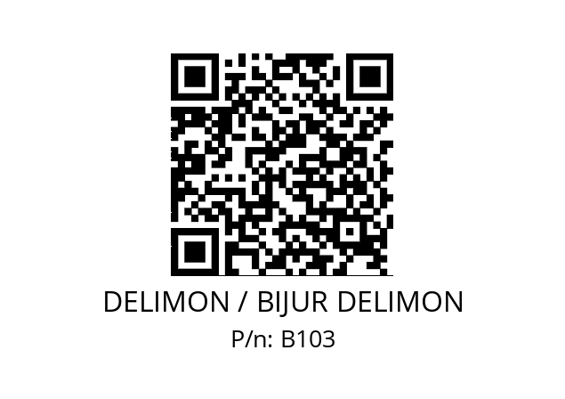   DELIMON / BIJUR DELIMON B103