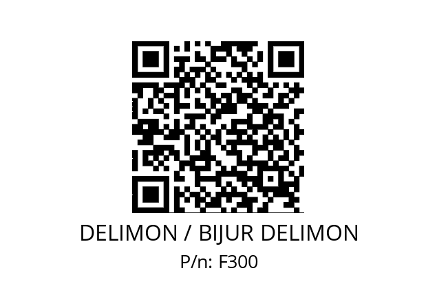   DELIMON / BIJUR DELIMON F300