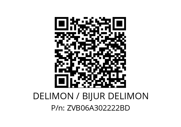   DELIMON / BIJUR DELIMON ZVB06A302222BD