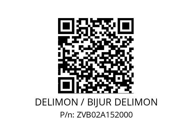   DELIMON / BIJUR DELIMON ZVB02A152000