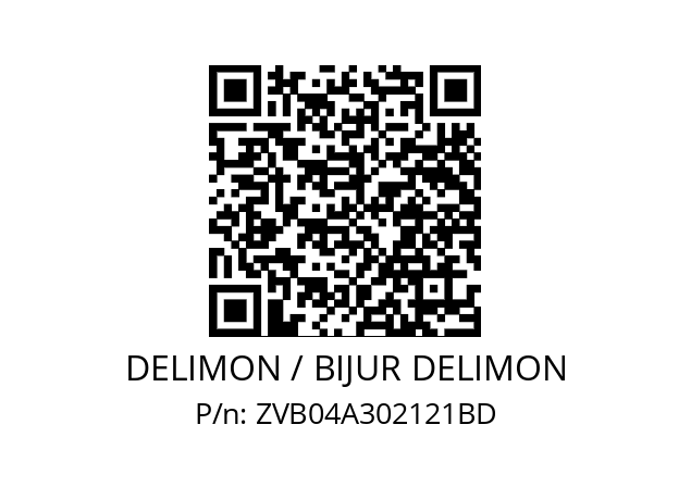   DELIMON / BIJUR DELIMON ZVB04A302121BD