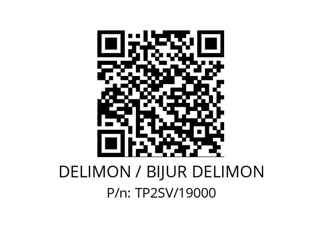   DELIMON / BIJUR DELIMON TP2SV/19000