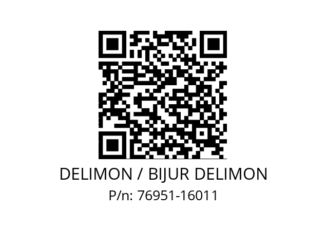   DELIMON / BIJUR DELIMON 76951-16011