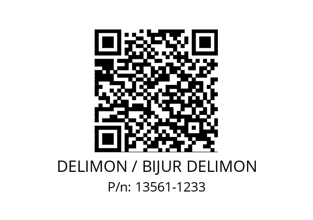   DELIMON / BIJUR DELIMON 13561-1233