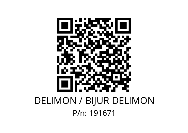   DELIMON / BIJUR DELIMON 191671