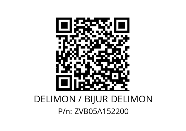   DELIMON / BIJUR DELIMON ZVB05A152200