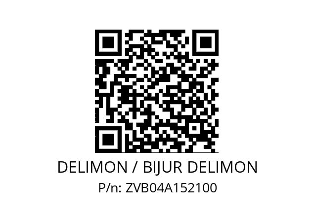   DELIMON / BIJUR DELIMON ZVB04A152100