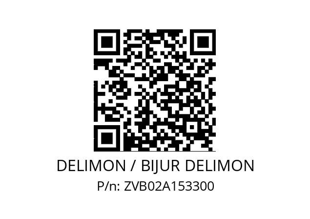   DELIMON / BIJUR DELIMON ZVB02A153300