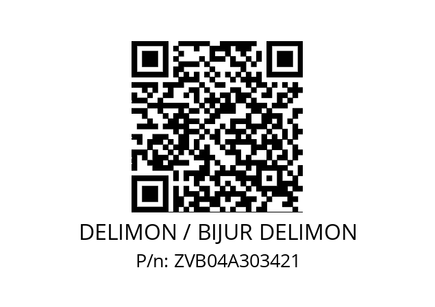   DELIMON / BIJUR DELIMON ZVB04A303421