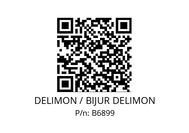   DELIMON / BIJUR DELIMON B6899