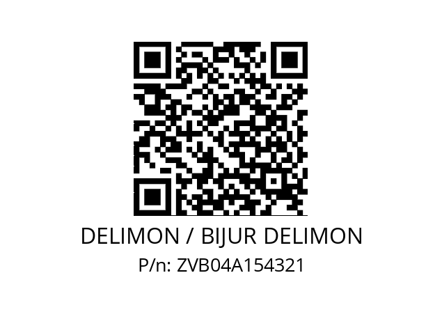   DELIMON / BIJUR DELIMON ZVB04A154321