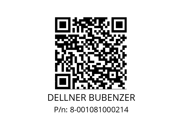   DELLNER BUBENZER 8-001081000214