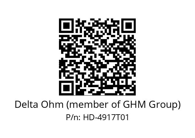   Delta Ohm (member of GHM Group) HD-4917T01