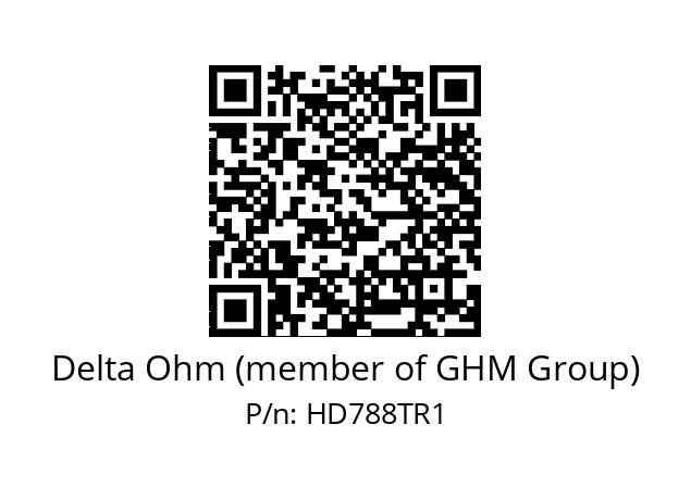   Delta Ohm (member of GHM Group) HD788TR1