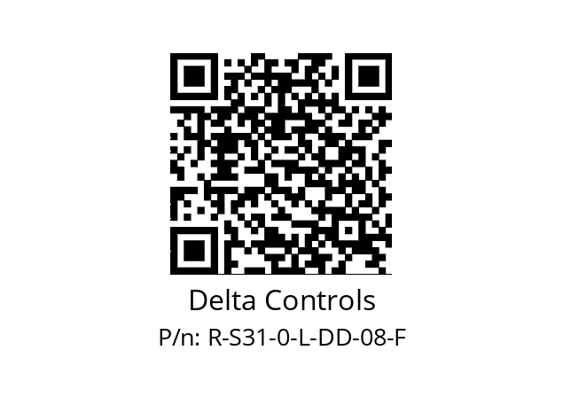   Delta Controls R-S31-0-L-DD-08-F