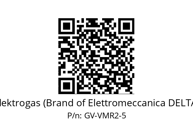   Elektrogas (Brand of Elettromeccanica DELTA) GV-VMR2-5