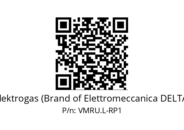   Elektrogas (Brand of Elettromeccanica DELTA) VMRU.L-RP1