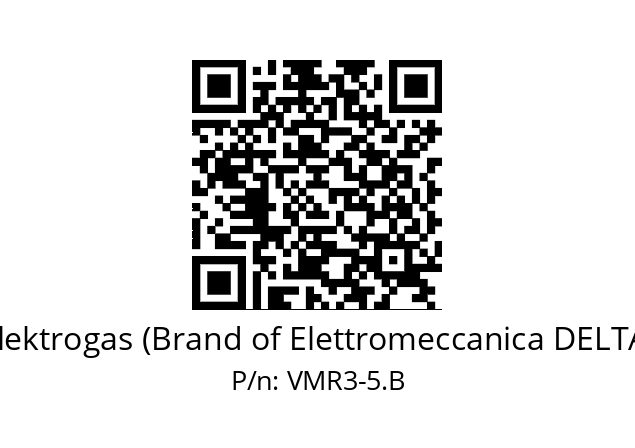   Elektrogas (Brand of Elettromeccanica DELTA) VMR3-5.B