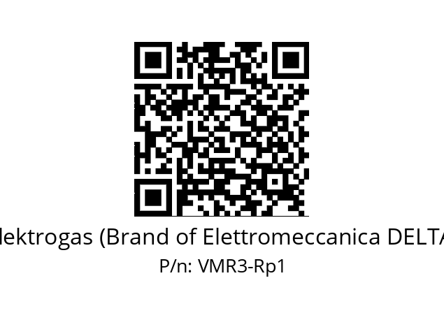   Elektrogas (Brand of Elettromeccanica DELTA) VMR3-Rp1