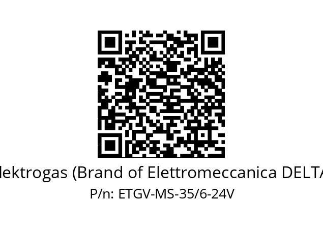  VMR/L 352/42/62/35-2/4-2/6-2 Elektrogas (Brand of Elettromeccanica DELTA) ETGV-MS-35/6-24V