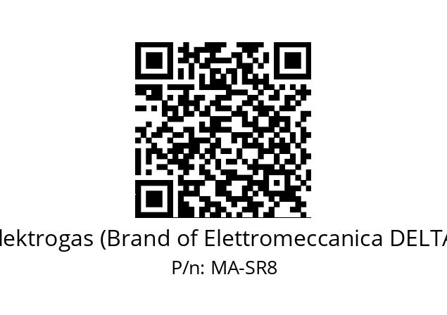   Elektrogas (Brand of Elettromeccanica DELTA) MA-SR8