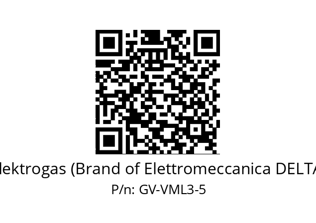   Elektrogas (Brand of Elettromeccanica DELTA) GV-VML3-5